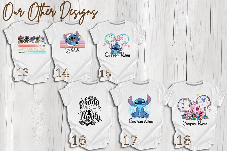 Camiseta "Aquí para los bocadillos", camiseta de Stitch, camiseta de Lilo y Stitch, camiseta de viaje a Disneyland, camiseta de viaje a Disneyworld, camiseta de Stitch para niños, vacaciones imagen 7