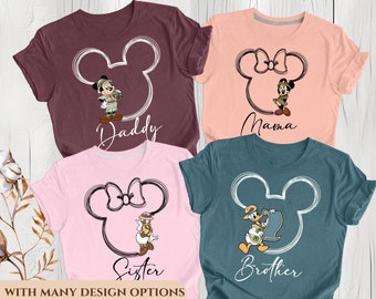 Custom Disney Animal Kingdom Shirts, Safari Family Matching Shirts, Disney Trip Shirts, Disney Birthday Shirt, Disneyworld Custom Name Shirt