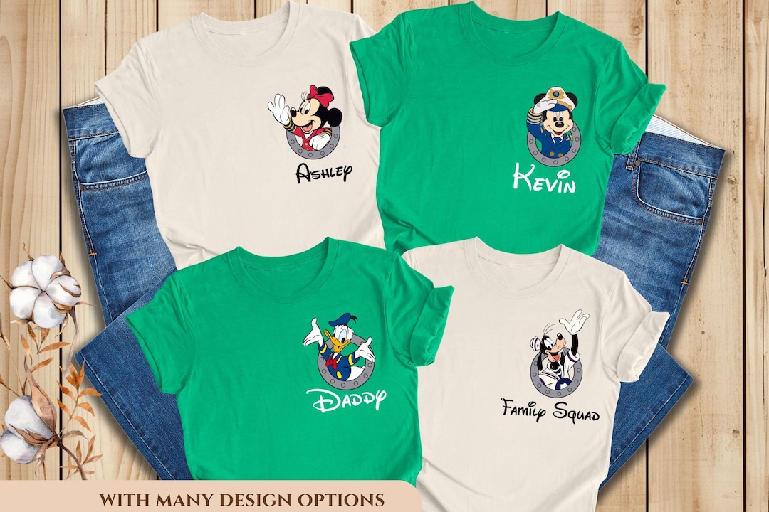 Custom Disney Cruise Shirts, 2024 Disney Cruise Squad Shirts, Disney Cruise Family Shirts