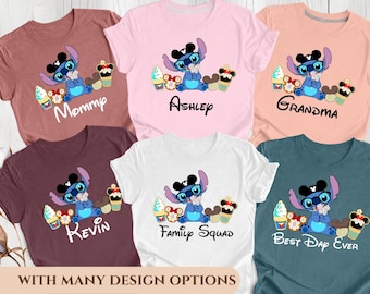 Personalization Stitch Shirt, Custom Stitch Shirt, Lilo And Stitch, Disneyland Trip Shirt, Disneyworld Trip Shirt, Kids Stitch Shirt