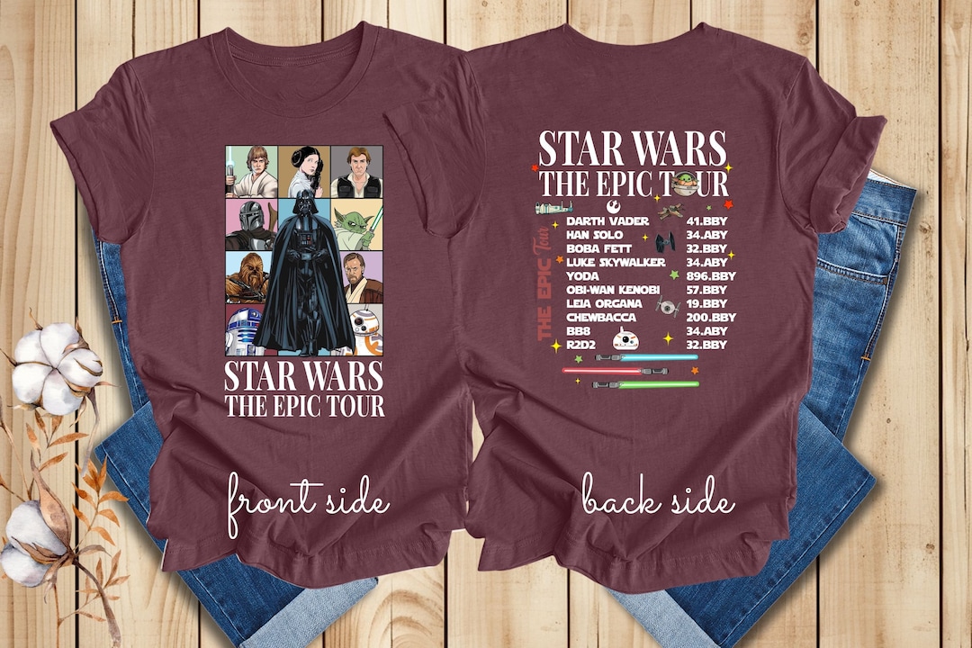 Retro Star Wars the Eras Tour Shirt, Star Wars Shirt, Disney Star