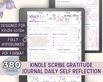 Journal de gratitude Kindle Scribe Journal de gratitude quotidien Journal de gratitude 5 minutes Instructions pour le journal de gratitude