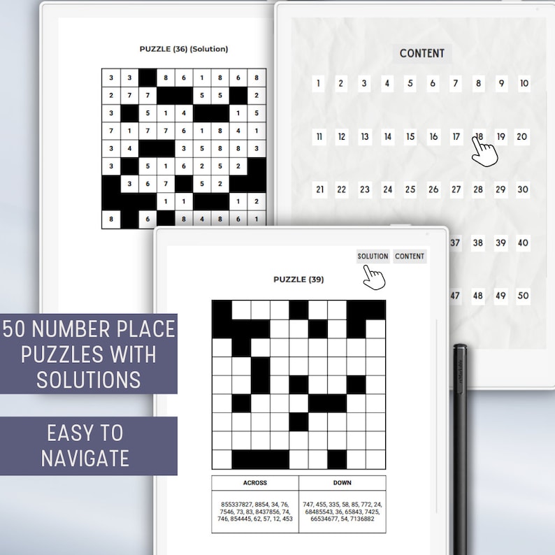 Supernote Games & Puzzles Bundle Supernote A5X Sudoku Word Search Brain ...