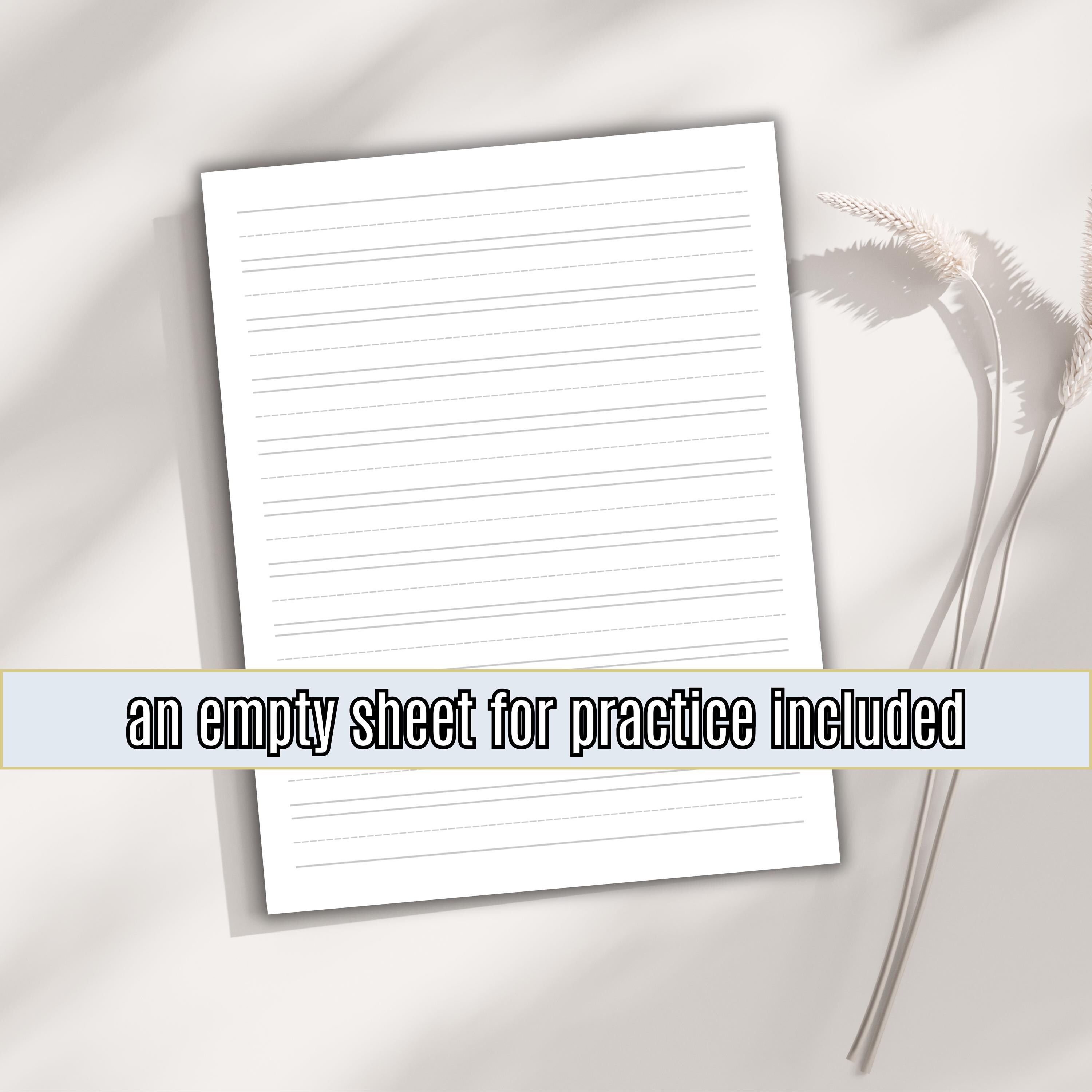 Pretty Cursive Practice Beautiful Cursive Handwriting Practice Worksheets Tracing Sheets ...