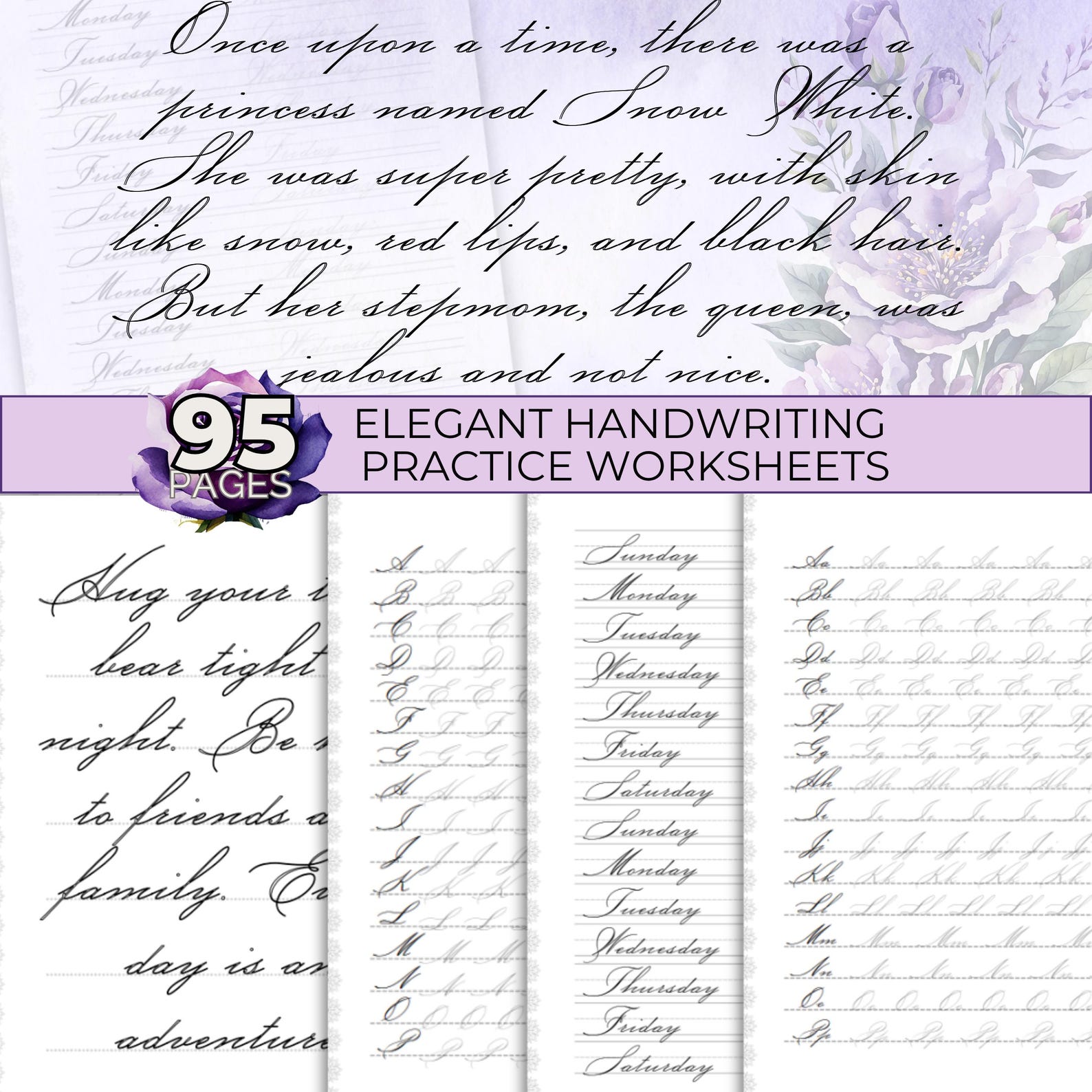 Executive Cursive Elegant Cursive Handwriting Worksheets Elegant Handwriting Cursive ...