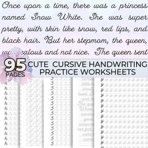 Cute Cursive Handwriting Practice Worksheets Printable Tracing Sheets Beautiful Handwriting Cursive Writing Improve Handwriting