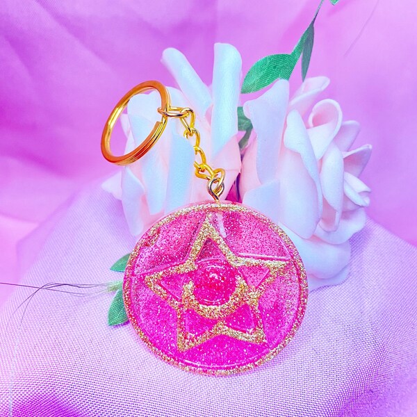 ABYSTYLE Sailor Moon 3D Schlüsselanhänger – Sammlerfigur Mond, Aus Metall