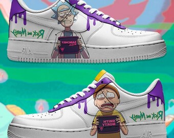 Air Force 1 X Rick Amp Morty Drip  Custom Air Force 1,Limited Edition, Perfect Gift Buy now>>> etsneaker.com/aaf1-157