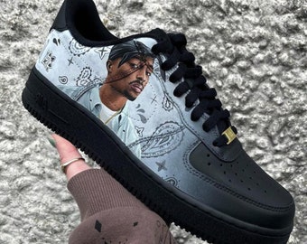 Air Force 1 X 2Pac Bandana  Custom Air Force 1,Limited Edition, Perfect Gift Buy now>>> etsneaker.com/aaf1-185