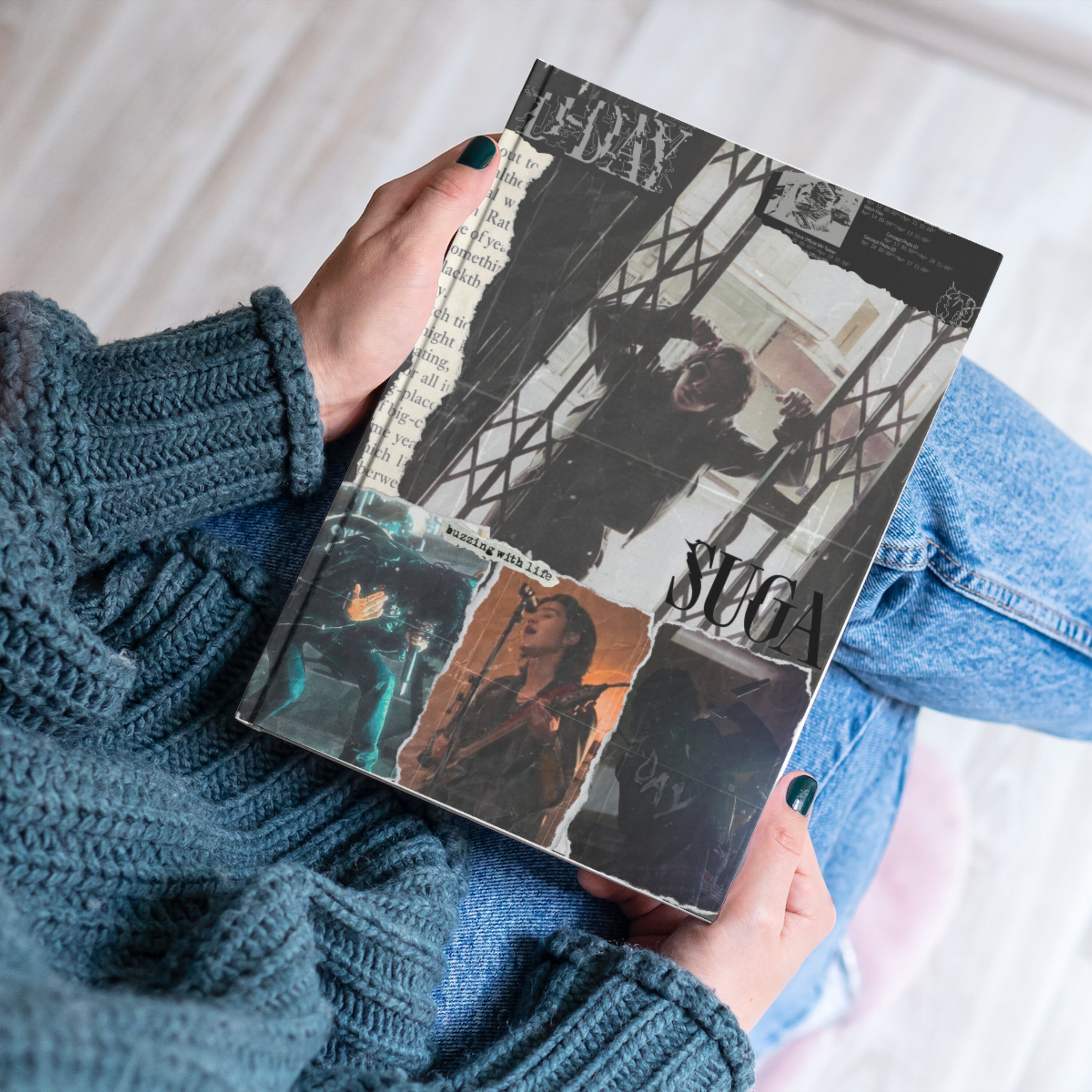 Suga of BTS Binder Cover Digital Print File - Etsy