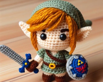 Link Cute Amigurumi Pattern Zelda Chibi Crochet Pattern PDF