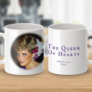 Princess Diana Coffee Mug: Queen of Hearts Commemorative Gift
