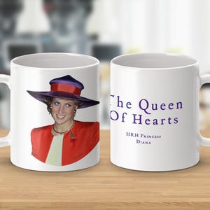 Vintage Princess Diana Coffee Mug: Queen of Hearts Memorabilia
