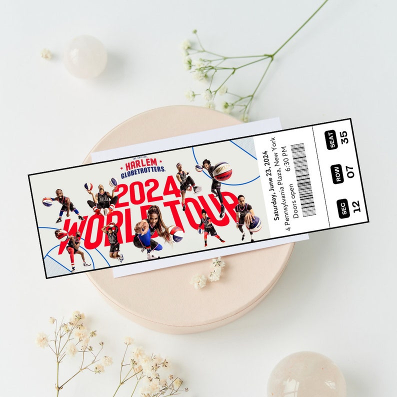 Printable Harlem Globe Trotters Baseball Game 2024 World Tour Digital ...