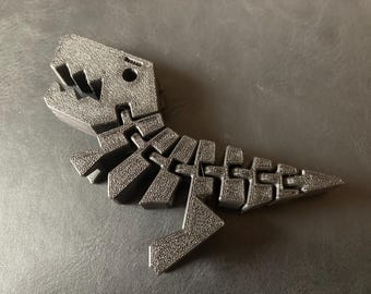 Flexi Rexi, 3D gedrucktes artikuliertes T-Rex Dinosaurier Fidget Spielzeug, viele Farben und Größen