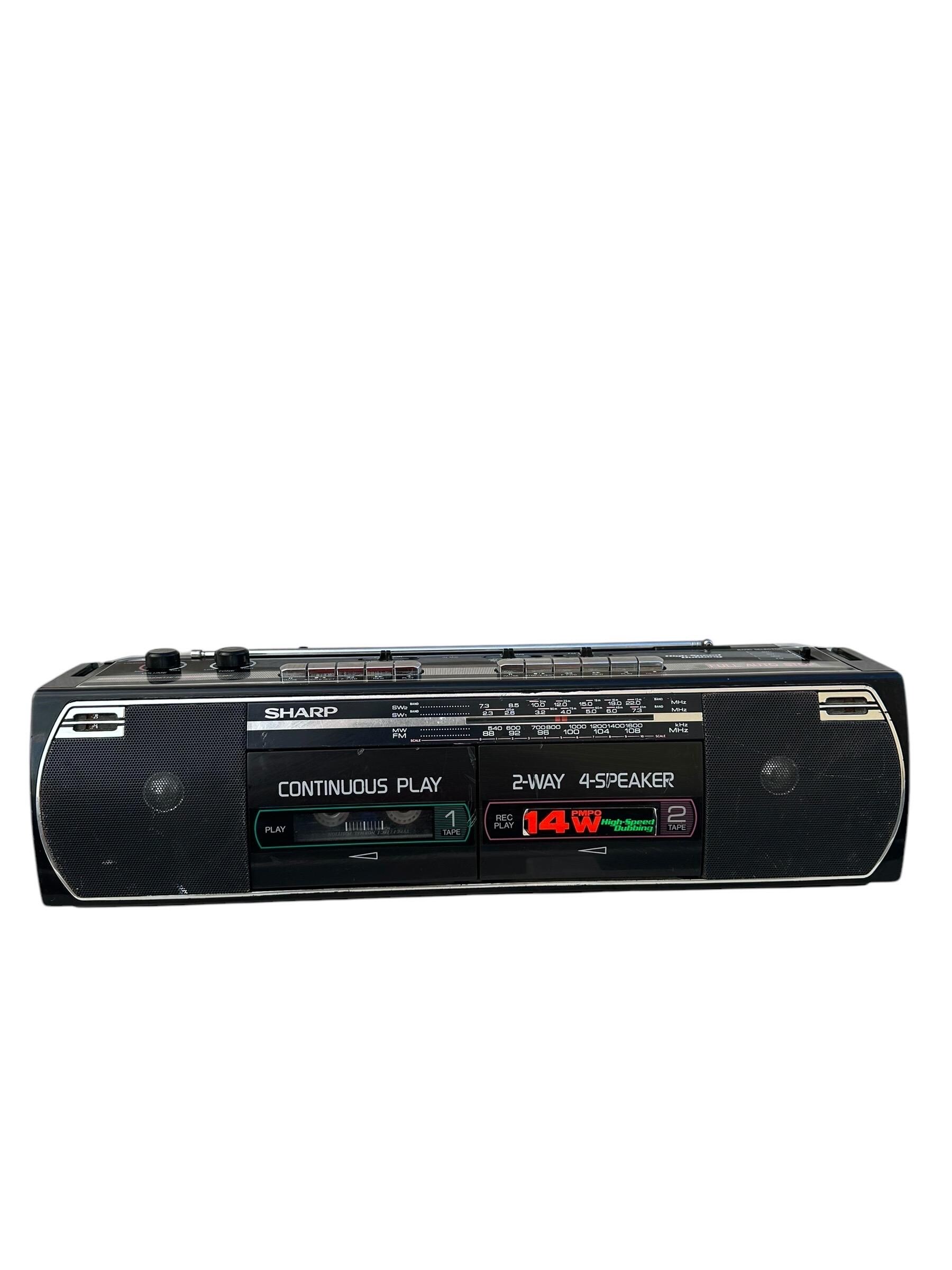 Sharp Vintage Boombox - Etsy Sharp Vintage Boombox - Etsy