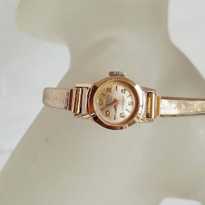 Venus Swiss Made Gold Plated Mechanical wrist watch