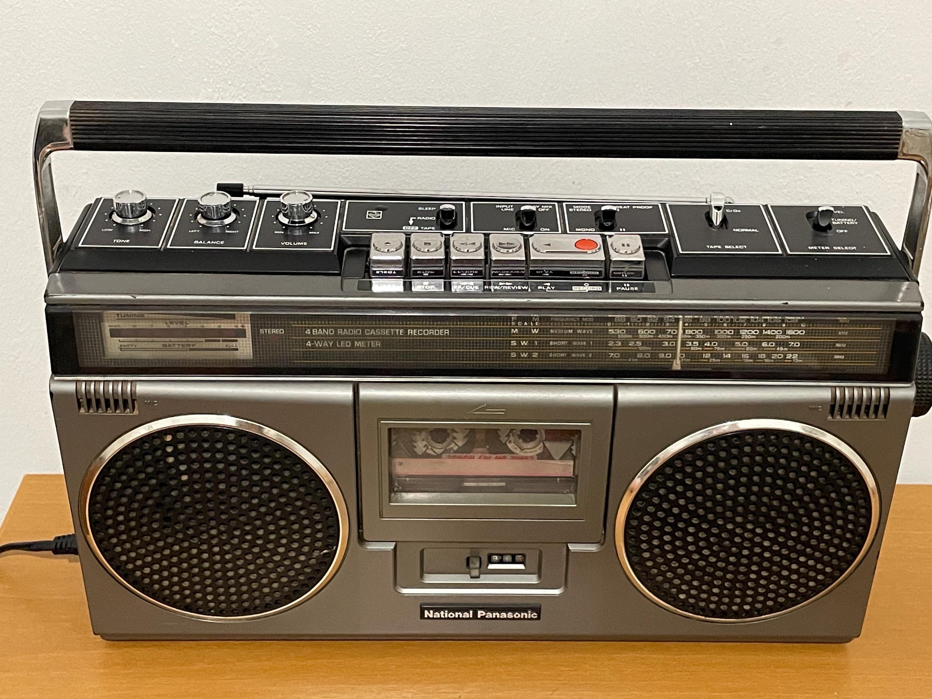 National Panasonic RQ-4050FD 4-band Radio Cassette Recorder