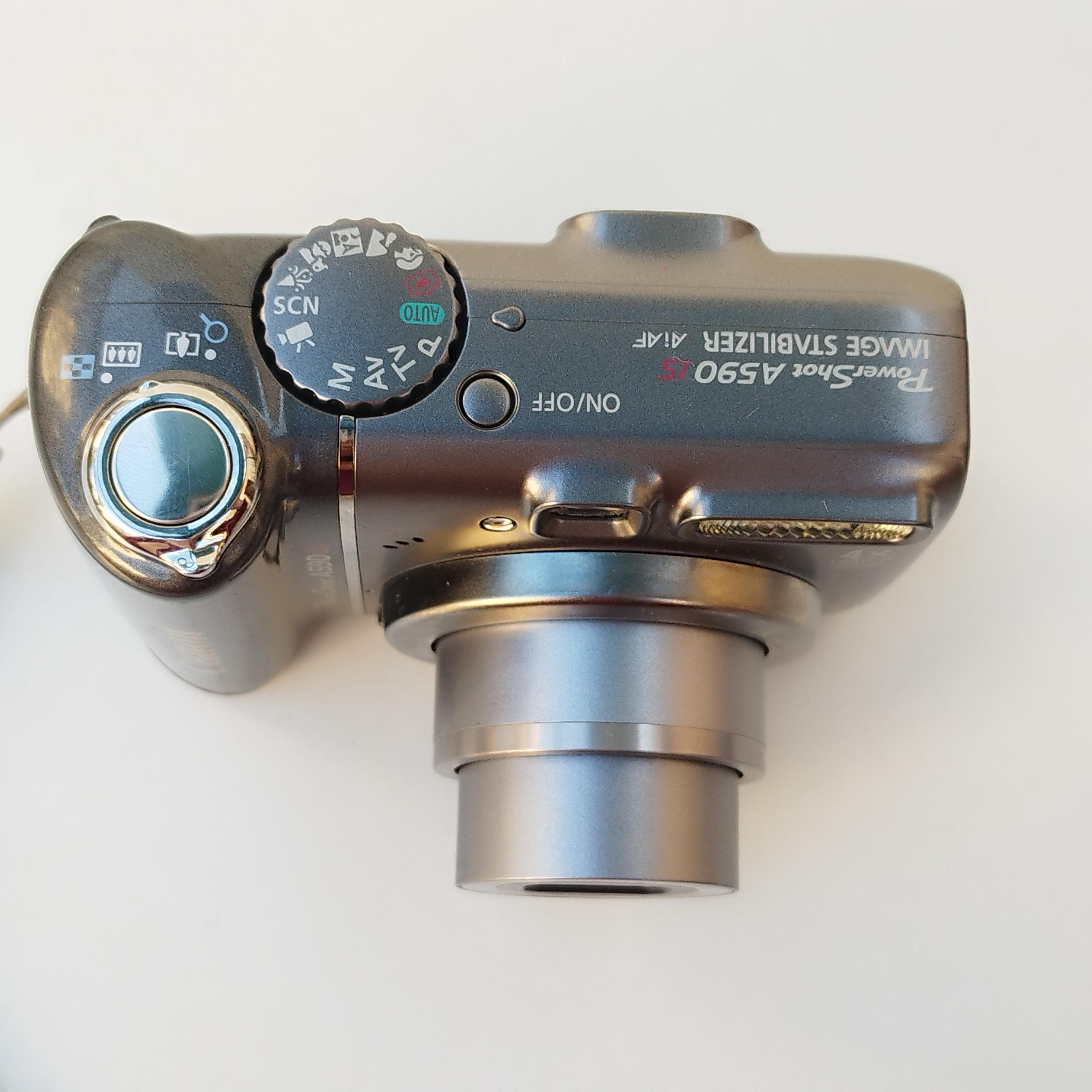 Canon Powershot A590 IS – Compact Digital Camera 8 MP – Black - Etsy