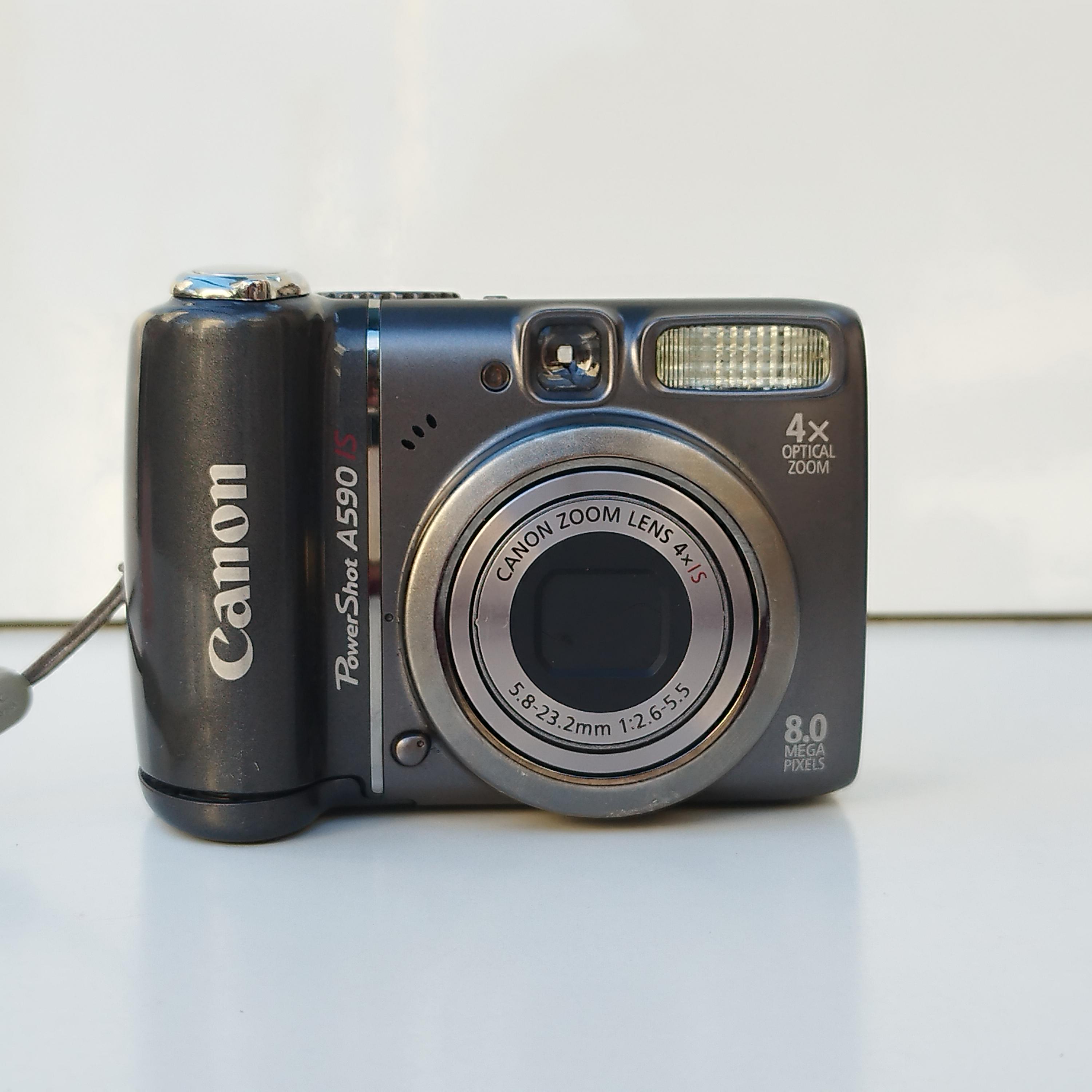 Canon Powershot A590 IS – Compact Digital Camera 8 MP – Black - Etsy