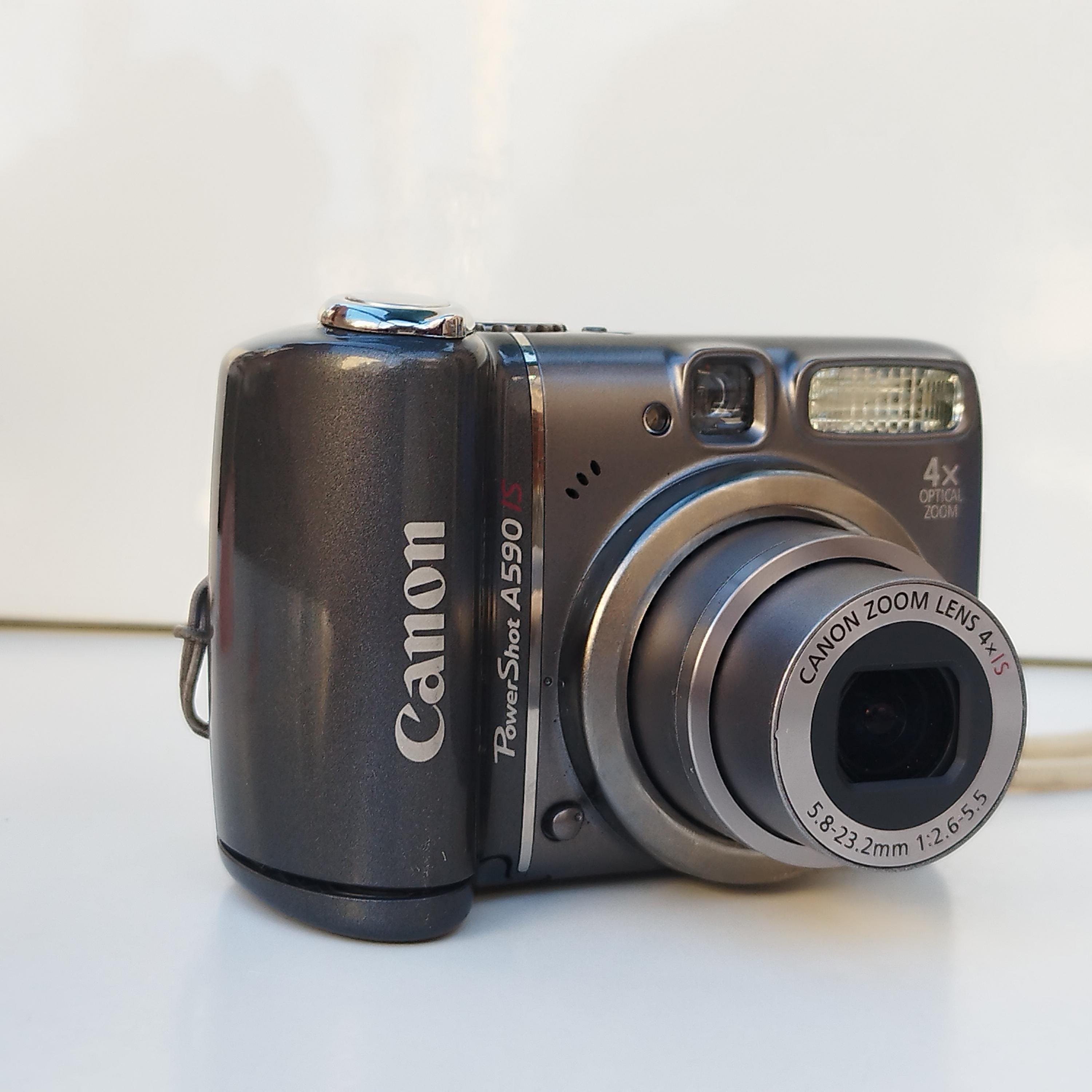 Canon Powershot A590 IS – Compact Digital Camera 8 MP – Black - Etsy