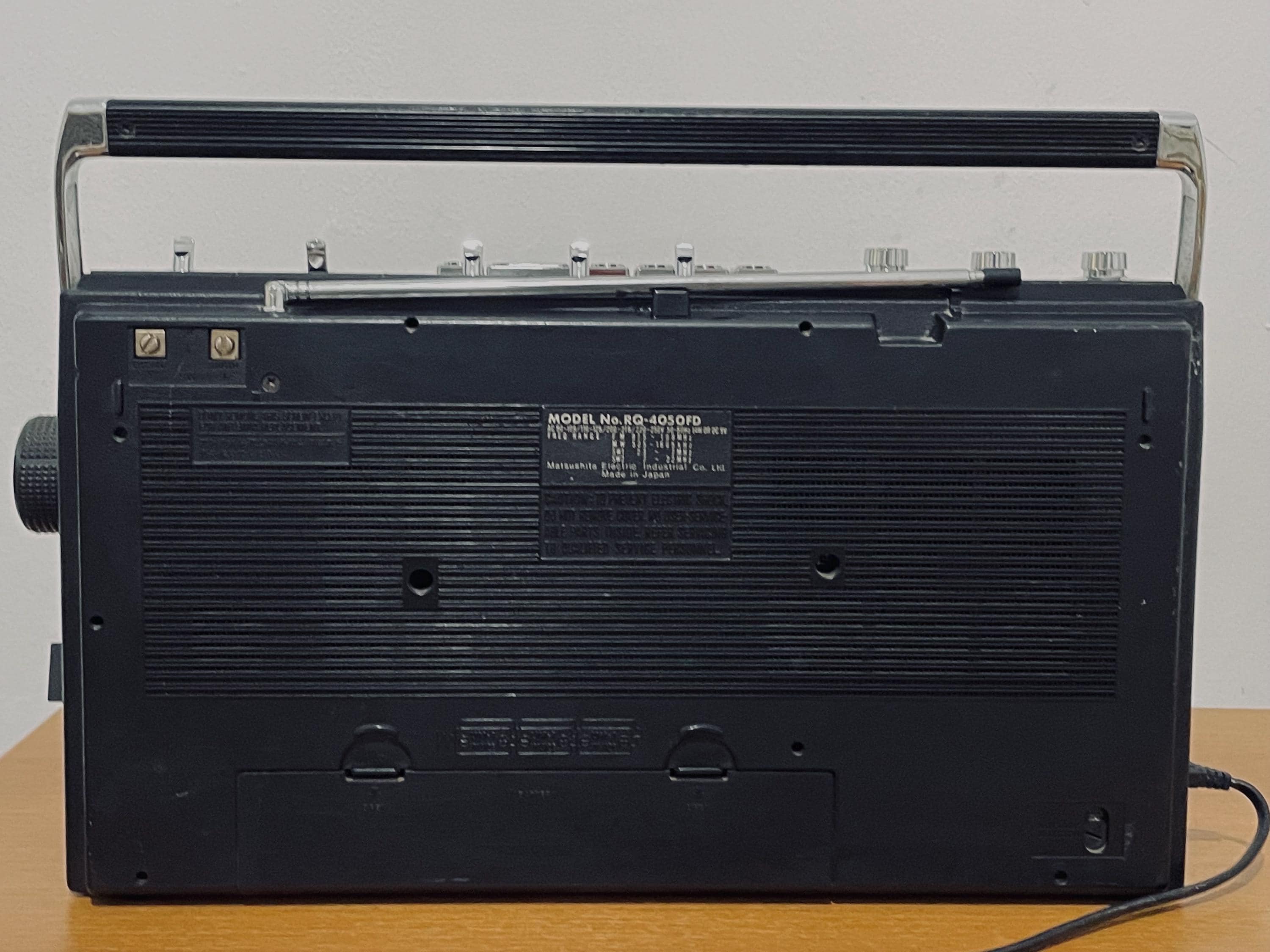 ラジオ・コンポ National TV/RADIO/CASSETTE RECORDER National RX-5400 Radio Cassette Recorder Original Box Manual