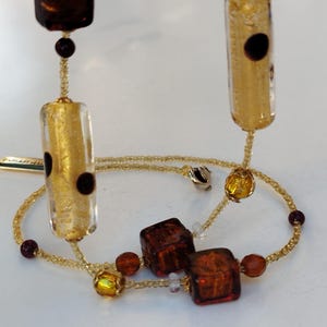 Murrina Murano Glass beaded necklace