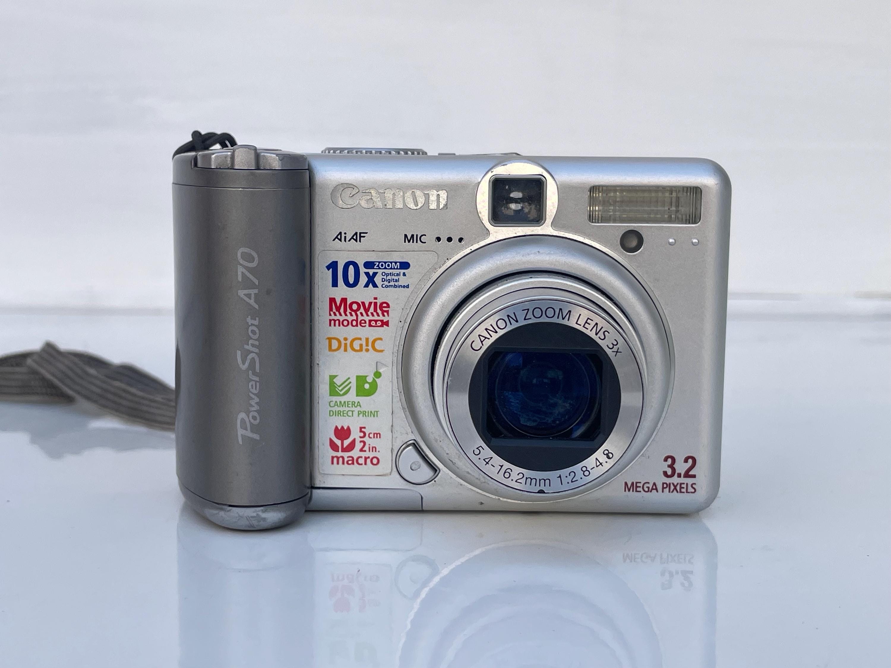 Canon Powershot A70 3.2MP Digital Camera W/ 3x Optical Zoom - Etsy