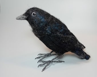 felted carrion crow