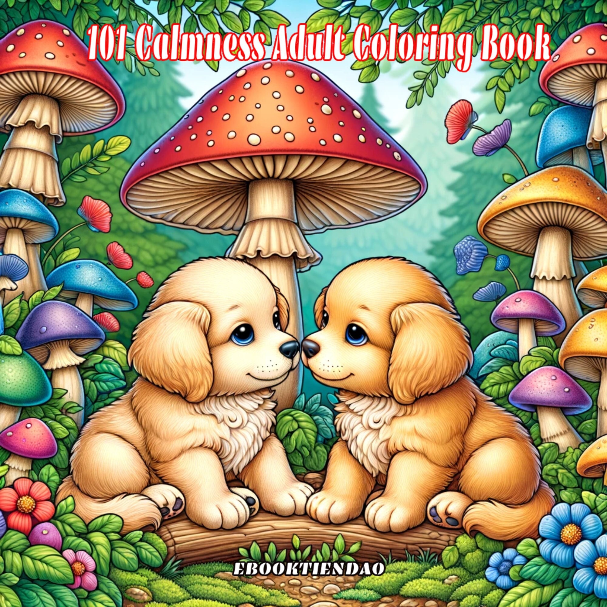 101 CALMNESS: Adult Coloring Book (Spiral Bound)