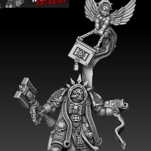 DMG - Priest in space.... with child - printed in 9K quality at 30µm