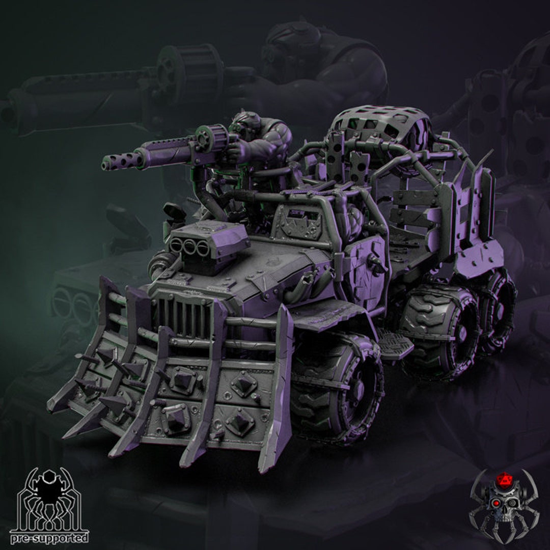 Ork Carro Da Guerra Corazzato Pesante - Miniature Eight Legs - Modello Orkz, UK