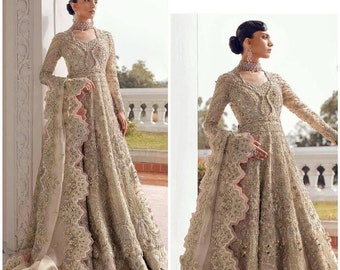 Pakistani Indian Wedding Dresses Mehndi nikkah dress Bridal suits Maxi frock embroidery clothes latest salwar kameez custom stitched outfit