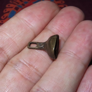 Nepal Tibet Buddhist Copper Mini Citipati Tsa Tsa Mold Talisman Pendant (d10)