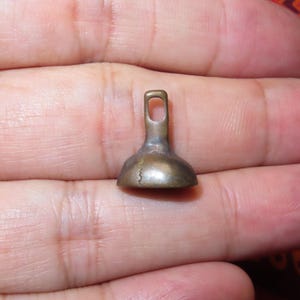 Nepal Tibet Buddhist Copper Mini Citipati Tsa Tsa Mold Talisman Pendant (g12)