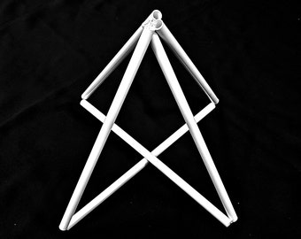 Shaotic-hex PVC Morphing Prop for Manipulation, Spinning, Juggling