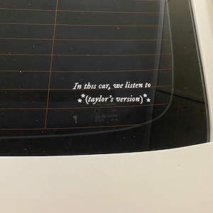 Vinyl Car Decal