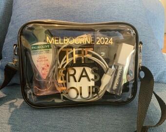 Personalised Clear Cross-Body Stadium Bag