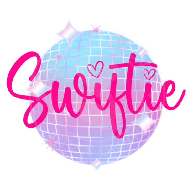 Swiftie Disco Ball PNG, Swiftie Merch, Digital File, Taylor Swift PNG, Disco Ball, Taylors Version, The Eras Tour