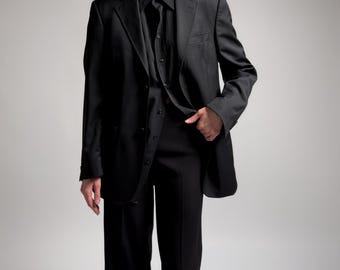 Ferre x Loro Piana Merino Wool Blazer | Black