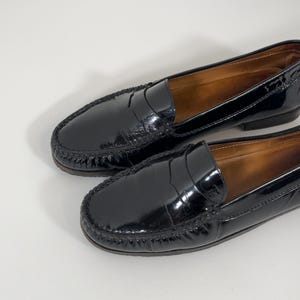 Vintage Tod’s Patent Leather Loafers | Black