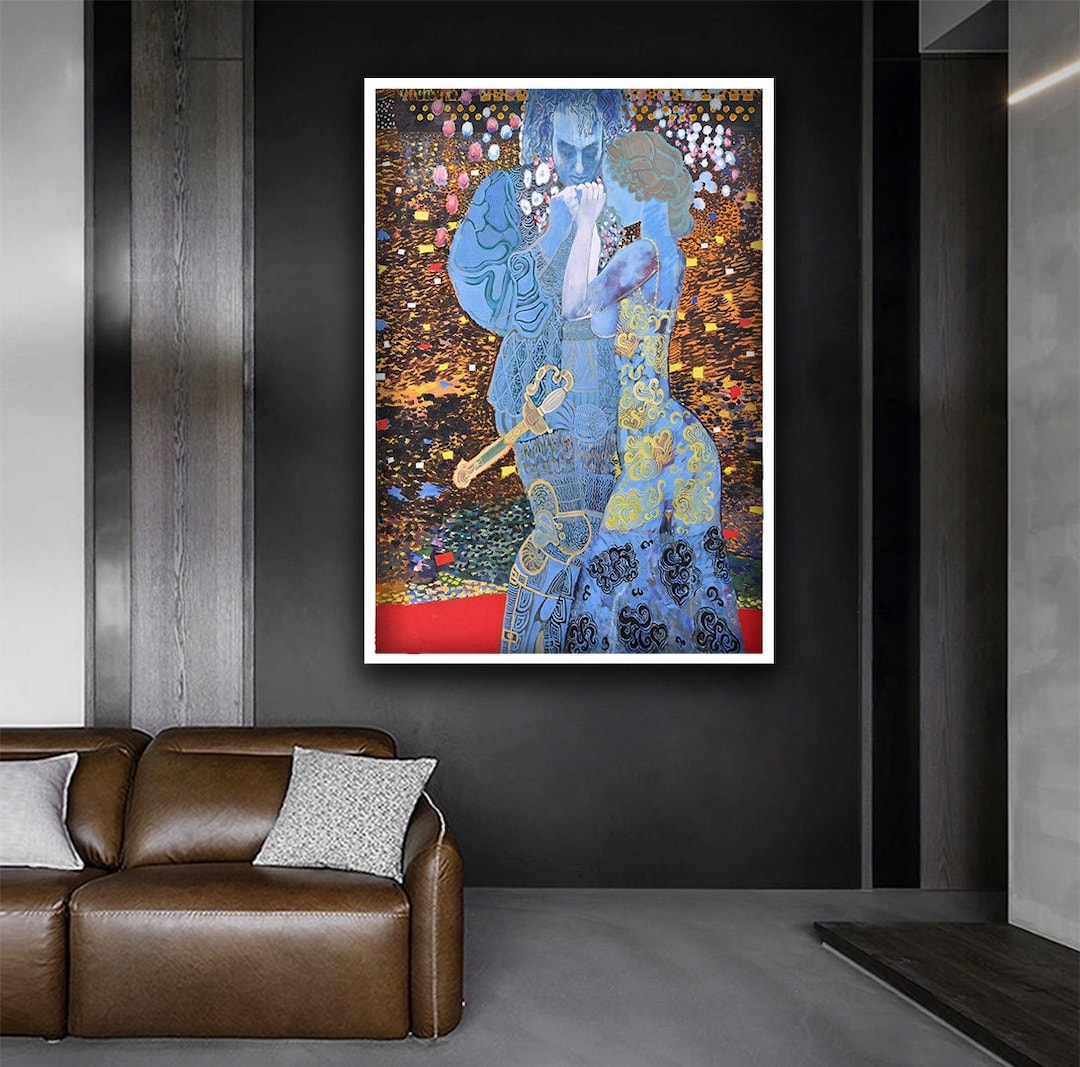 Couple Canvas Print, Woman Man Canvas, Love Wall Art, Lovers Canvas ...