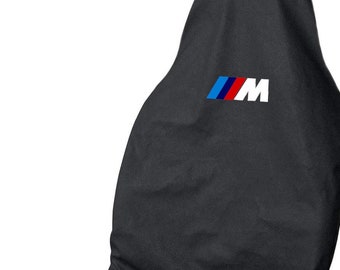 M Sport M Performance Logo Premium Large 4x4 Front Car Seat Cover Protector Waterproof - Available in Black Blue Red Green Grey & More!