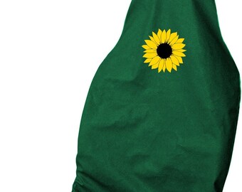 Top Quality Cute Sunflower Daisy Rose Flower Front Car Seat Cover Protector Waterproof Premium Available in Black, Blue, Grey, Red & More!