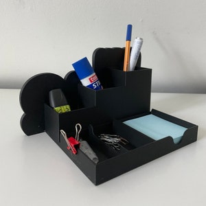 Organizer mit Namensschild für den Schreibtisch // 2in1 // viele Farben // alle Namen Bild 3