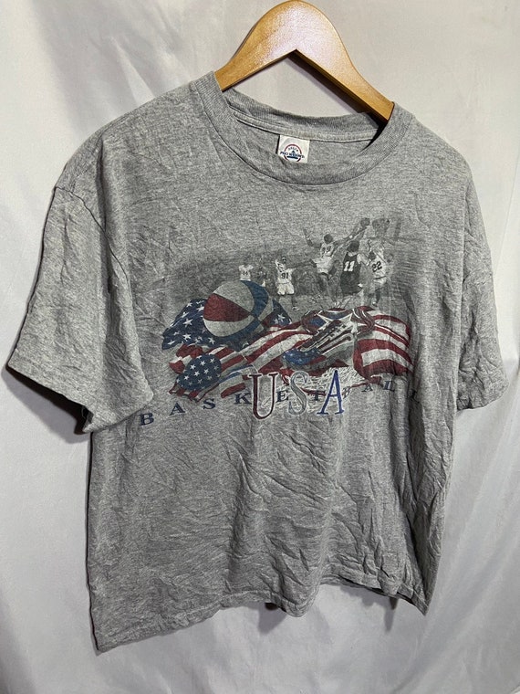 ヴィンテージ 90 年代 USA バスケットボール T シャツ サイズ L - Etsy