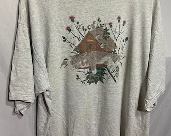 Vintage Cat Tshirt 90s