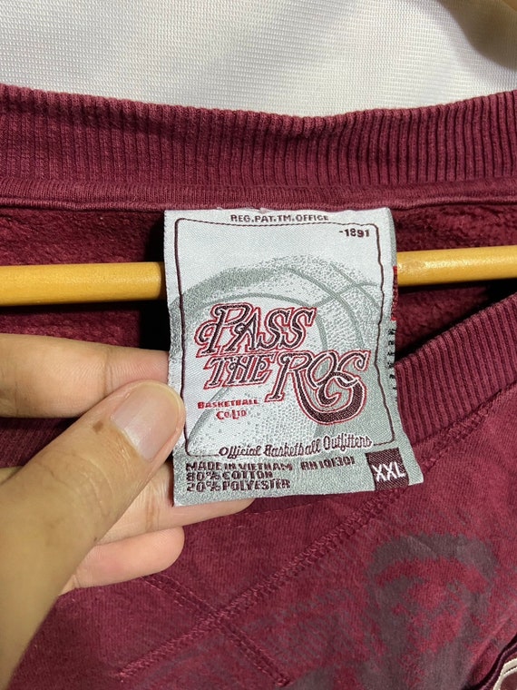 Vintage Basketball Sweatshirt Pass the Roc 1891 - Etsy 