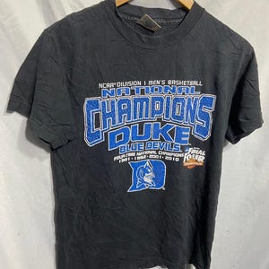 Vintage Duke Blue Devils T-shirt Size S - Etsy