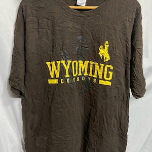 Vintage Wyoming Cowboys T-shirt Size XL